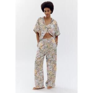 Maeve Anthropologie Outfit Set Surf Shirt Brooklyn Wide Leg Pants NWT